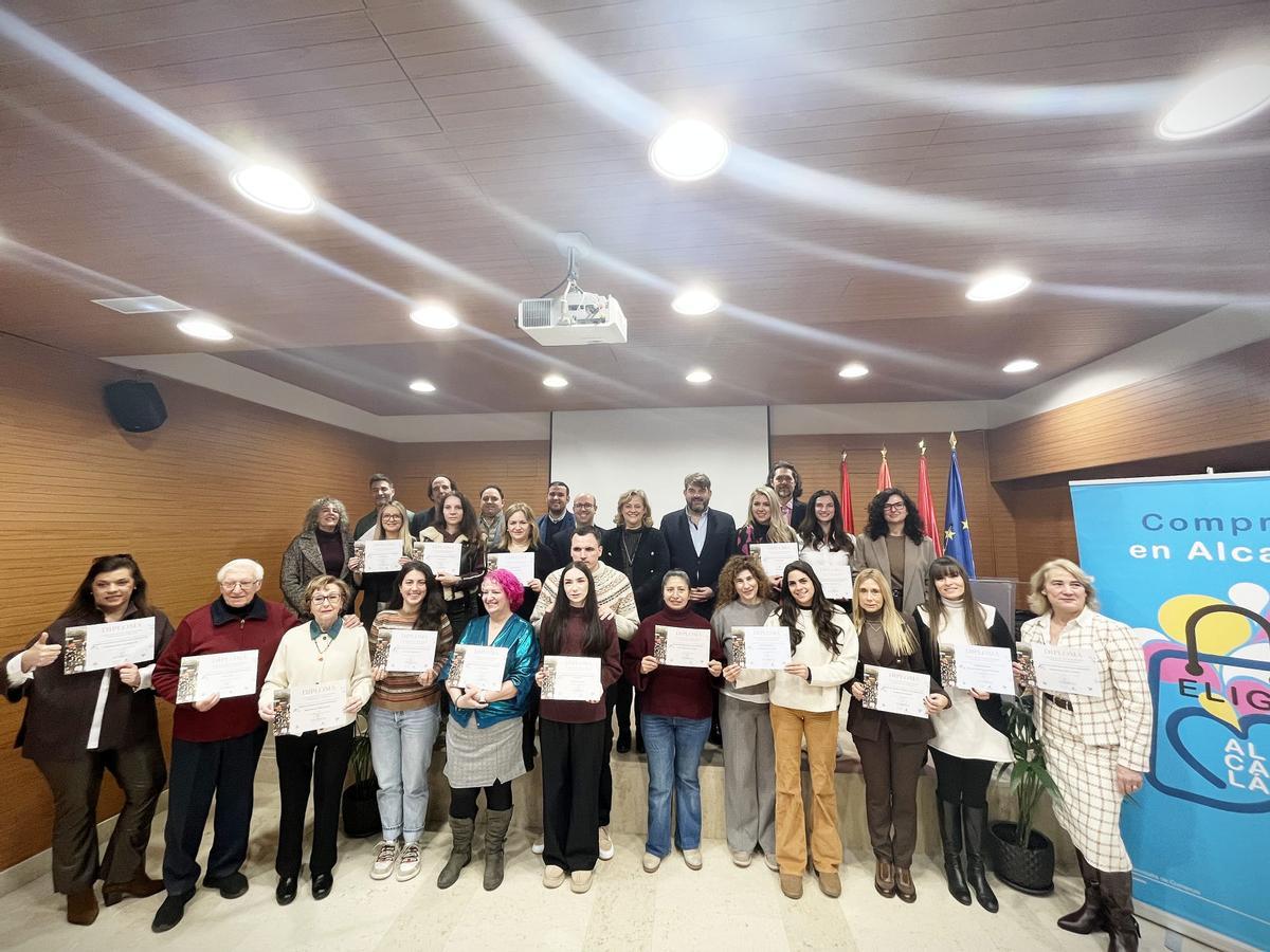 Entrega de premios del Concurso de Escaparatismo de Alcalá
