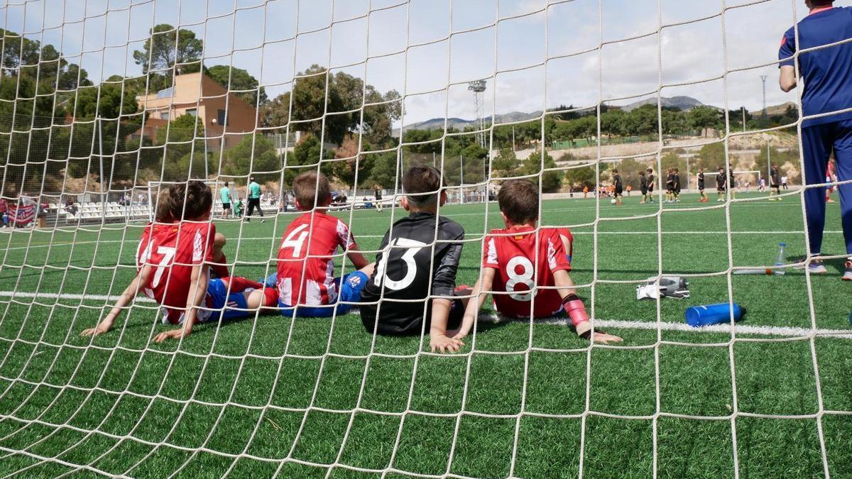 Jugadores del Atlético de Madrid durante uno de los partidos del Torneo Red Thunder Crevillent Cup