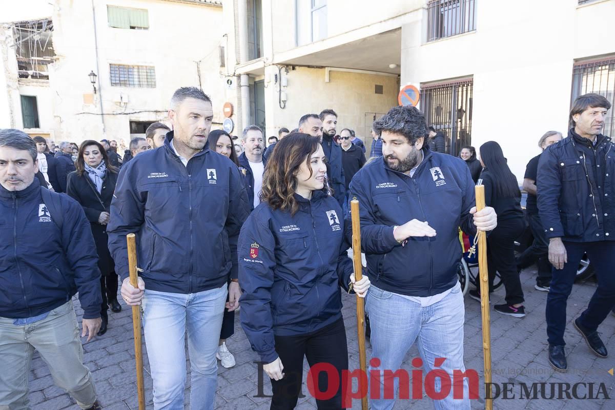 Así ha sido la visita de Isabel Díaz Ayuso a Caravaca de la Cruz