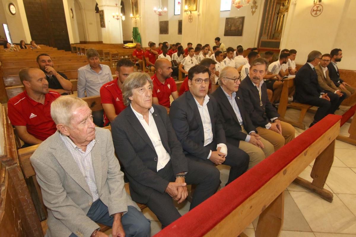 Ofrenda floral del Córdoba CF a San Rafael