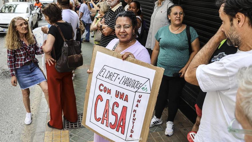 Movilización en Alicante por la falta de vivienda social