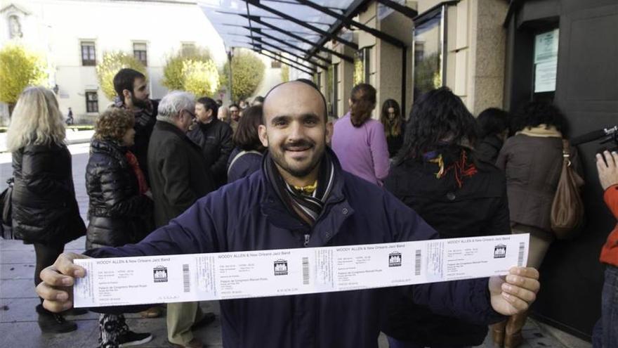 Las entradas para el concierto de Woody Allen en Badajoz se agotan en una hora