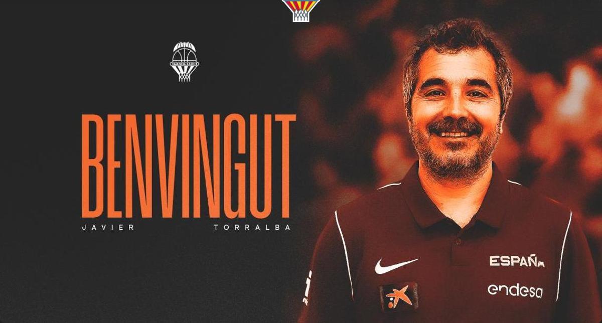 Javier Torralba, apuesta del club para el banquillo del Valencia Basket femenino.