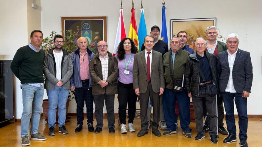 Caballero junto a los representantes de cada prueba. |  FdV