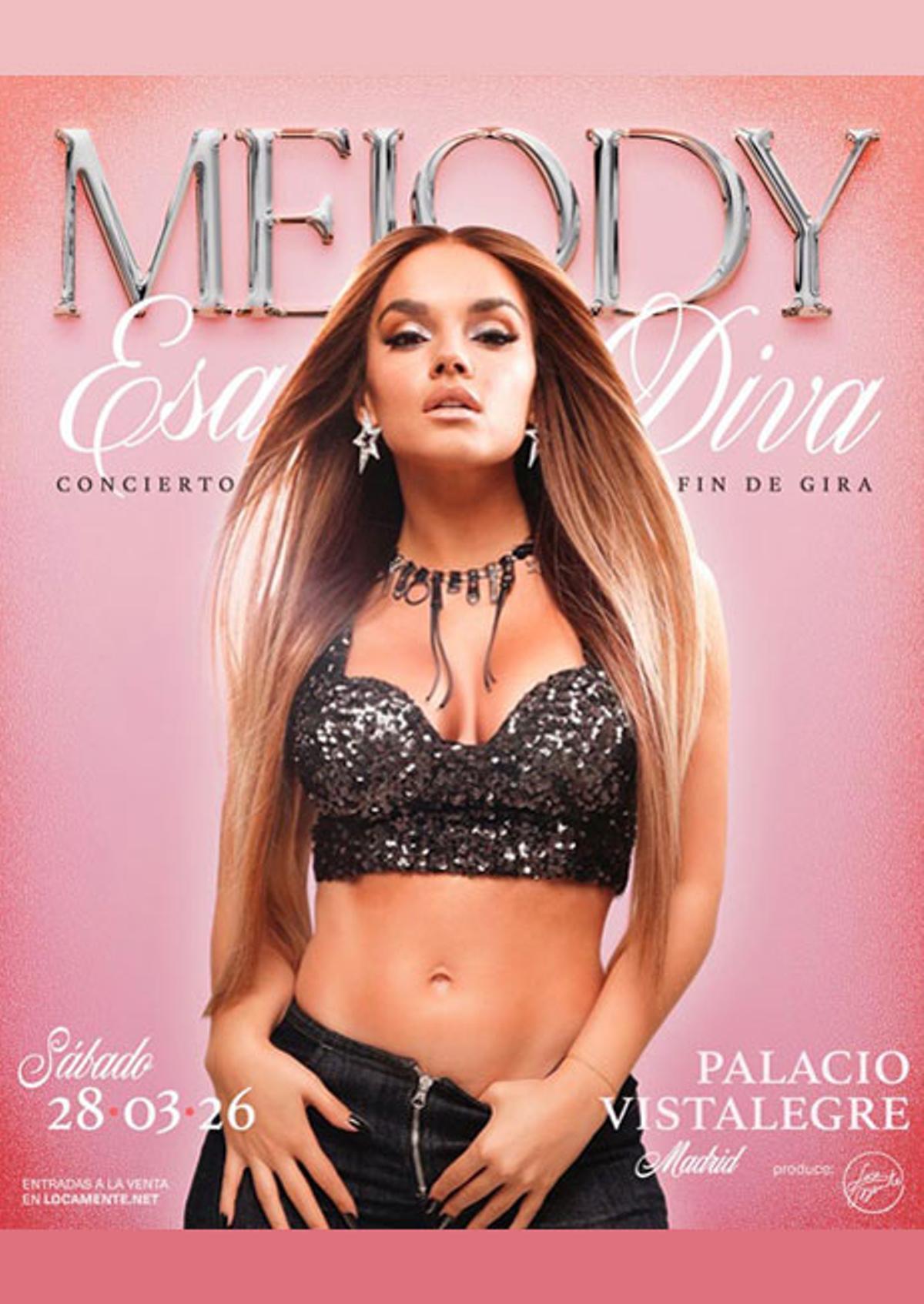 El concierto de Melody en el Palacio Vistalegre