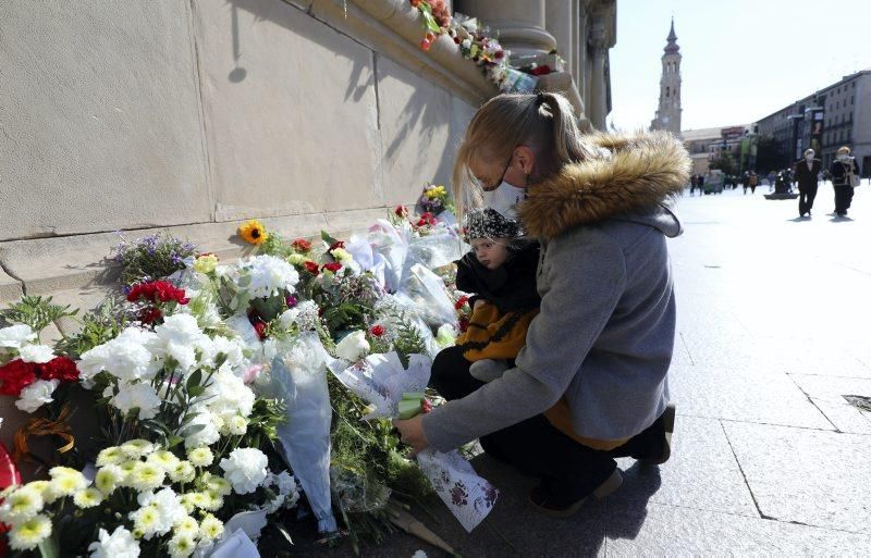 La basílica del Pilar recibe a los zaragozanos con aforo reducido y medidas de seguridad