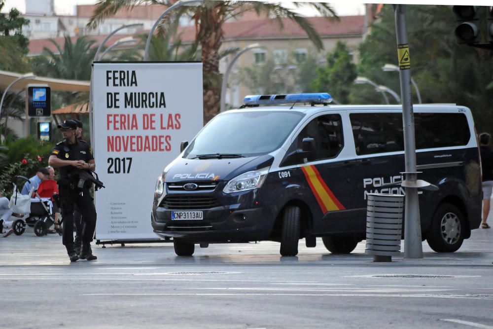 La Policía aumenta la seguridad en Murcia tras los