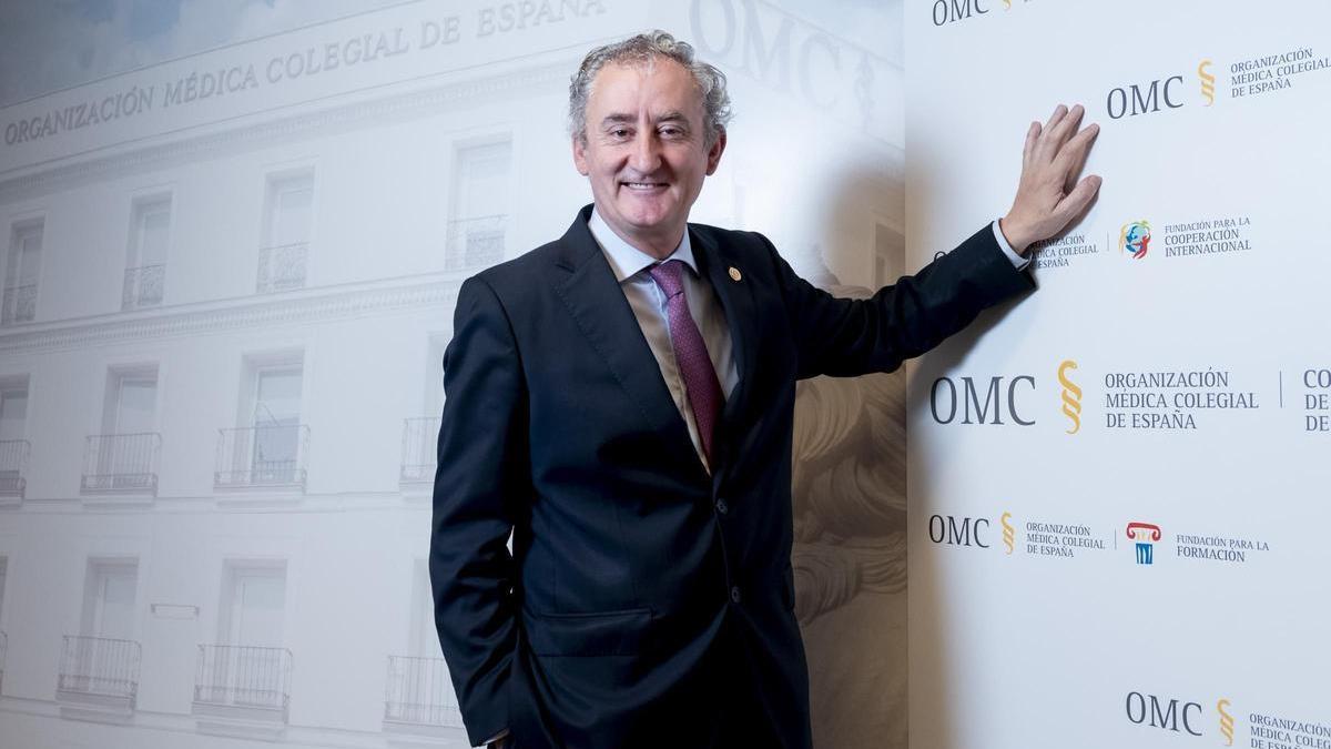 Tomás Cobo, presidente de la Organización Médica Colegial (OMC).