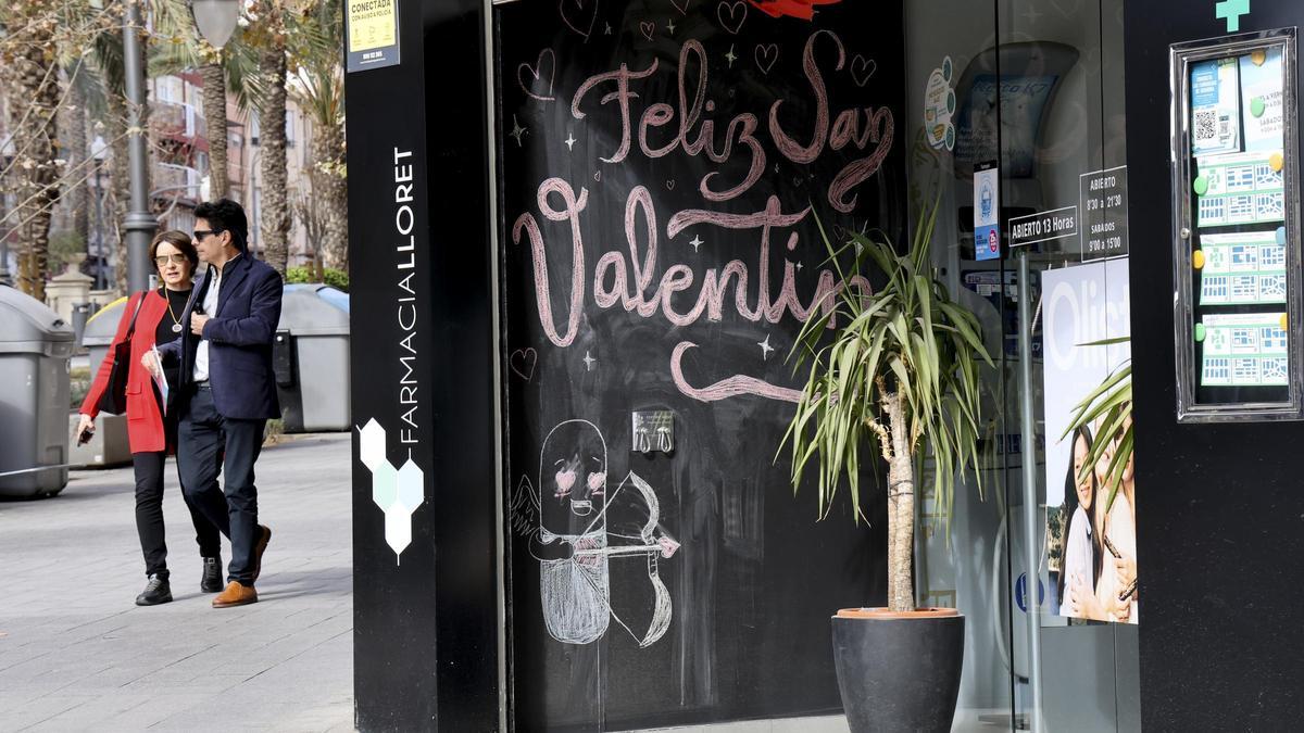 San Valentín en Alicante, una campaña desigual