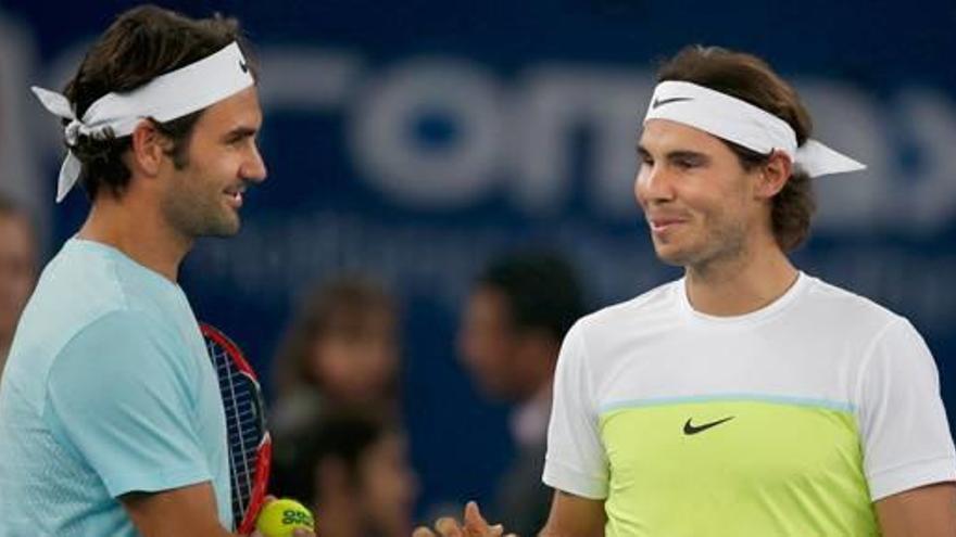 Rivalidad histórica entre Federer y Nadal.