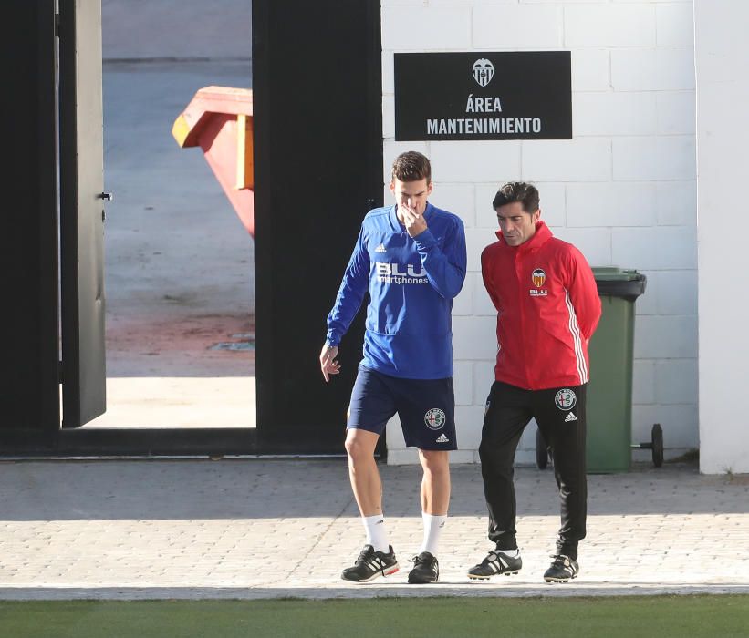 El Valencia entrena en domingo tras empatar ante e