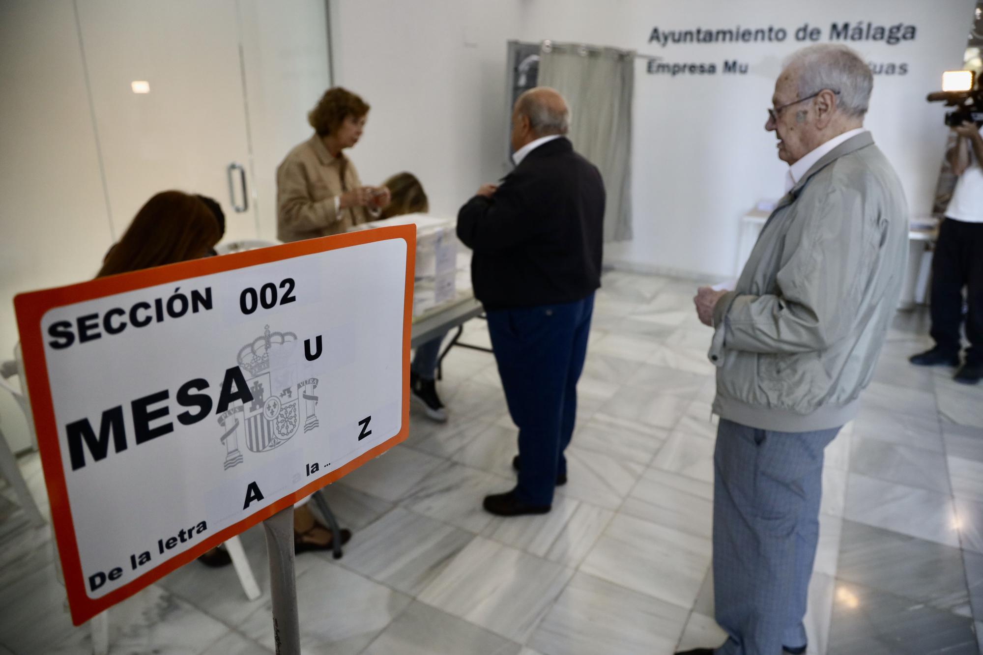 Elecciones municipales 28M | La jornada electoral de Málaga, en imágenes