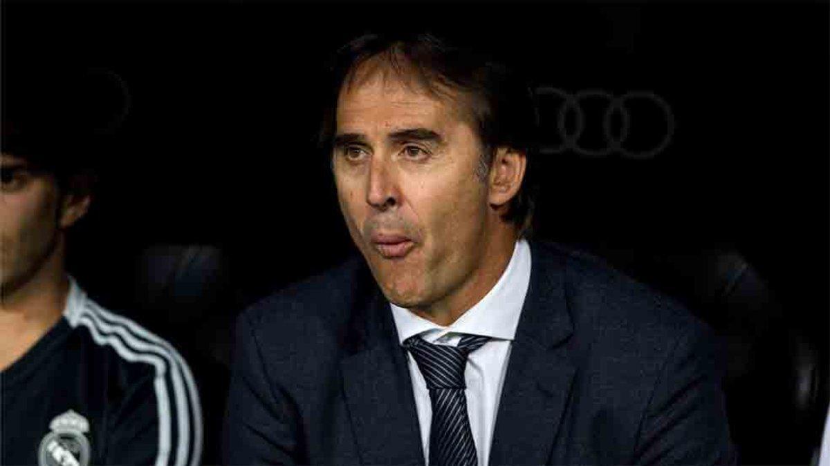 Julen Lopetegui está cuestionado en el Real Madrid