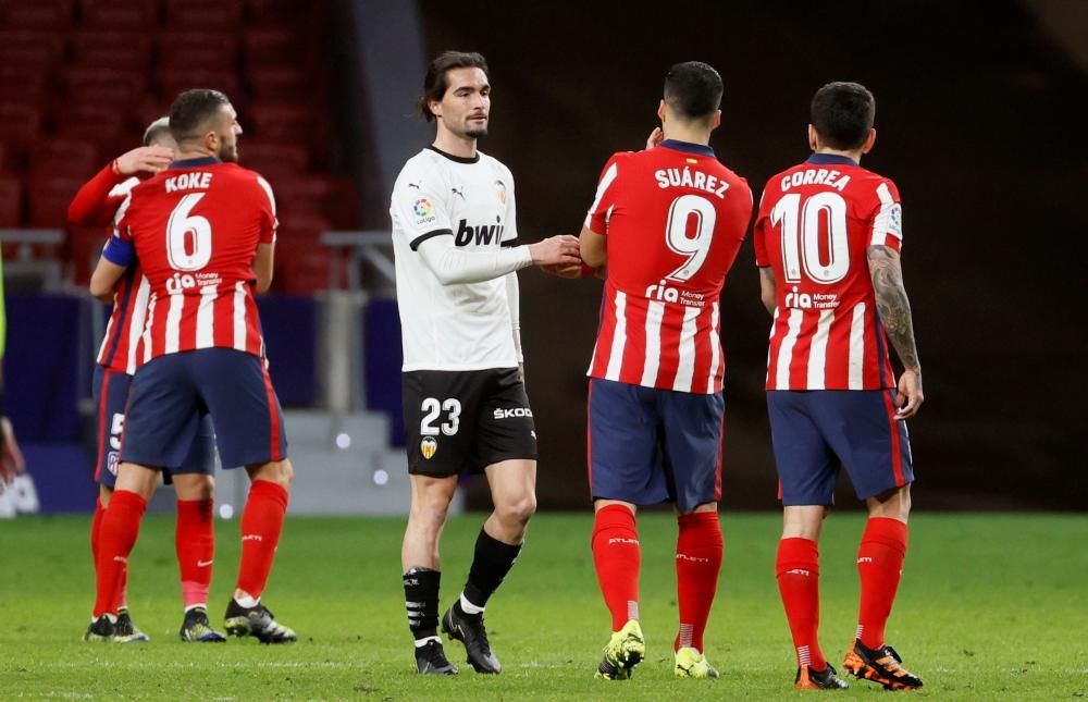 Atlético de Madrid - Valencia, en imágenes