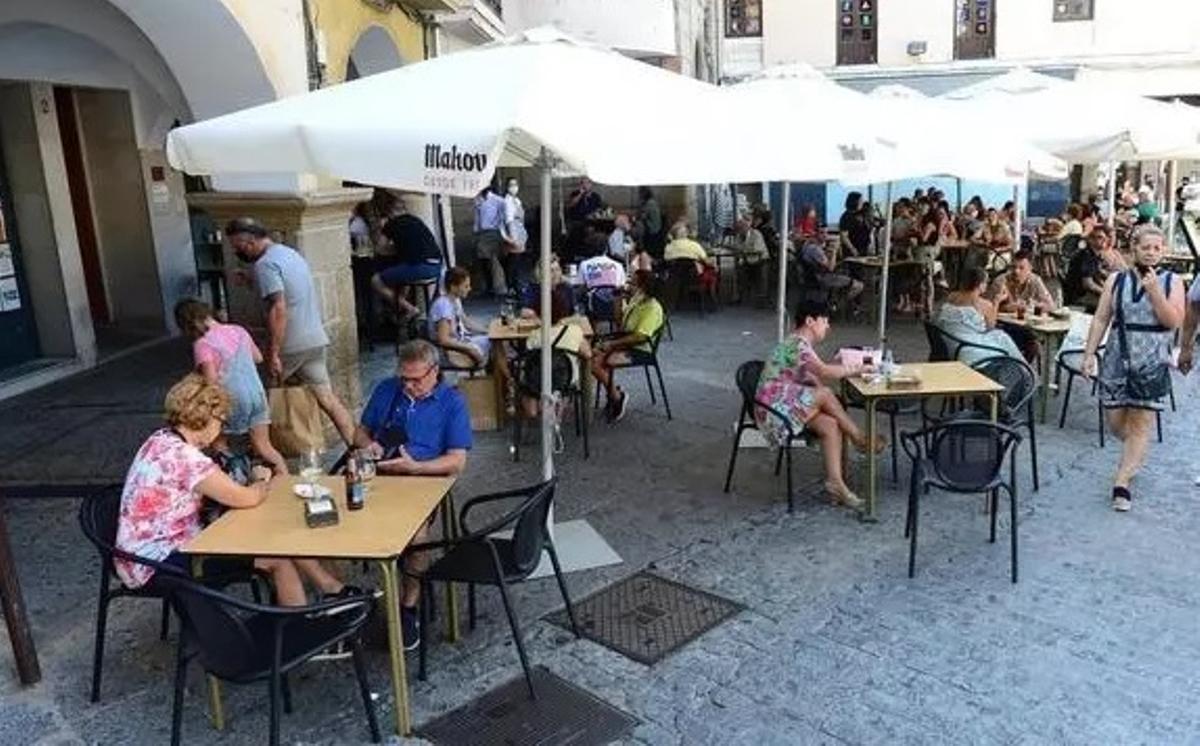 Terrazas en Cáceres.