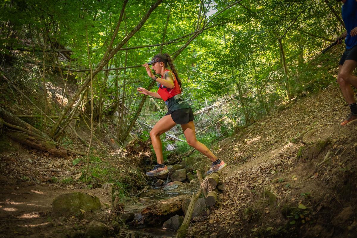 Emma Bonnemort a la Cursa del Fau de Maçanet de Cabrenys.