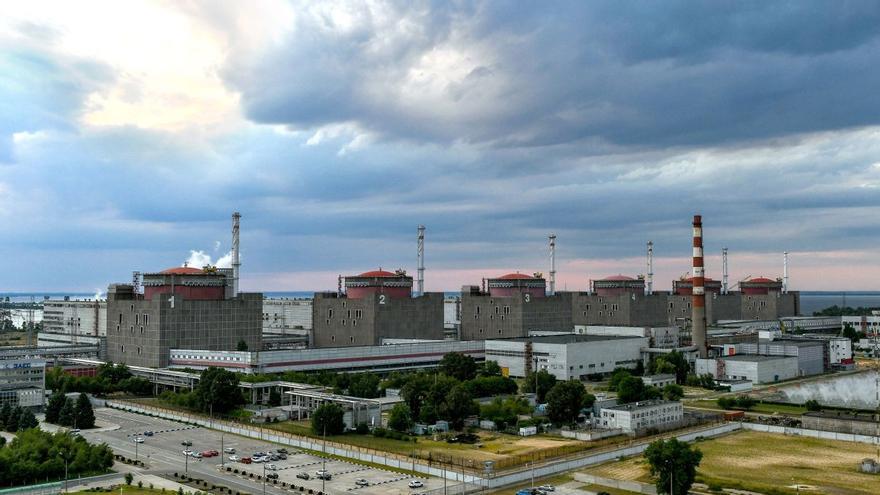 Vista general de la central nuclear de Zaporizhia.