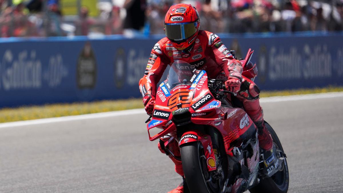 Marc Márquez, el más rápido este viernes en la primera tanda libre del GP de Francia