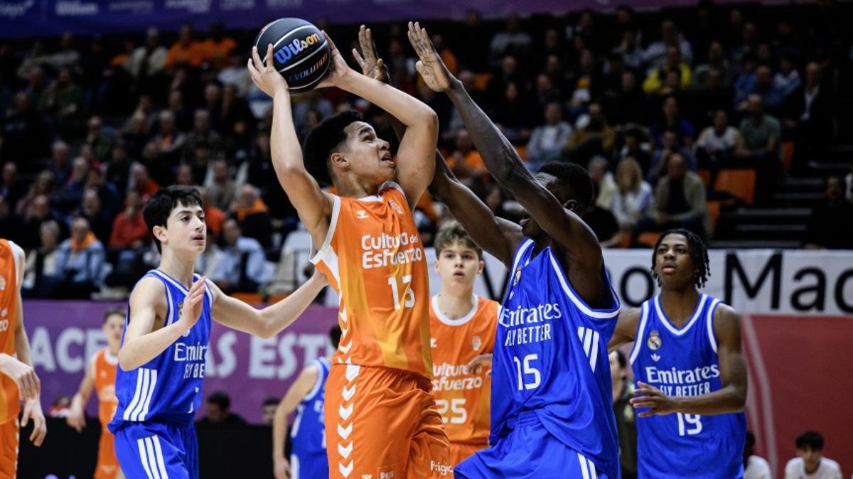 Valencia Basket cayó con contundencia ante el Real Madrid