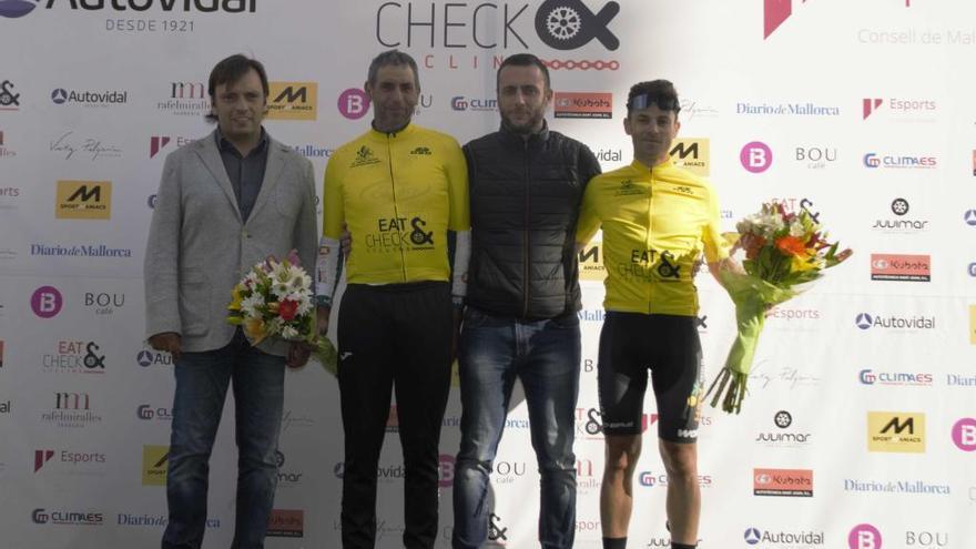 Pedro Pou y Ãlex MartÃ­nez aparecen de amarillo sobre el podio del Pla de Mallorca.