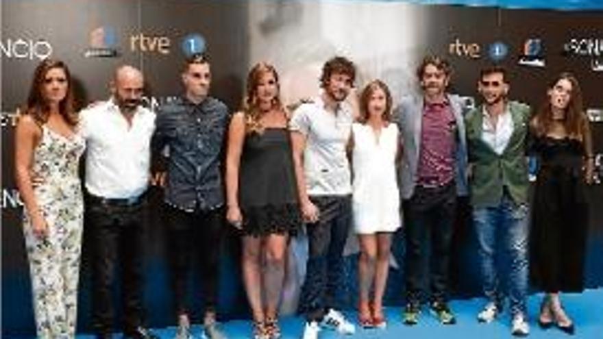 Els actors de la nova sèrie de TVE «La sonata del silencio», al FesTVal.