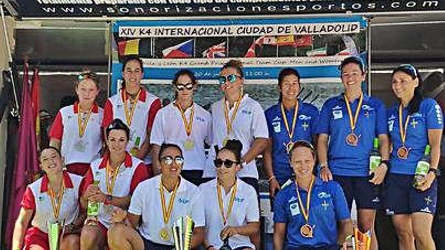 El equipo femenino de Castilla y León se hace con la plata.