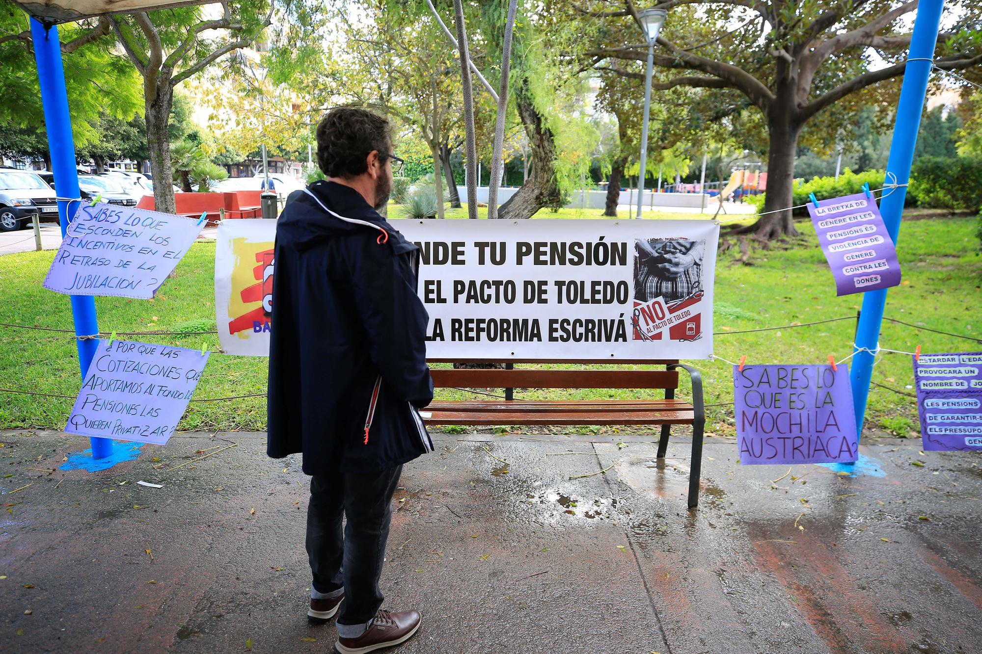 Manifestación por las pensiones en Ibiza