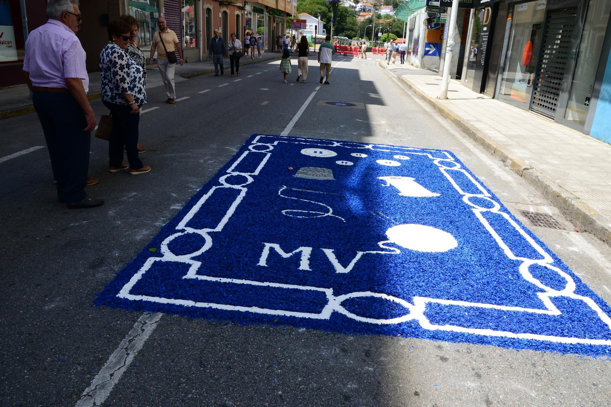 La fiesta de las alfombras florales del Corpus en Bueu (III)