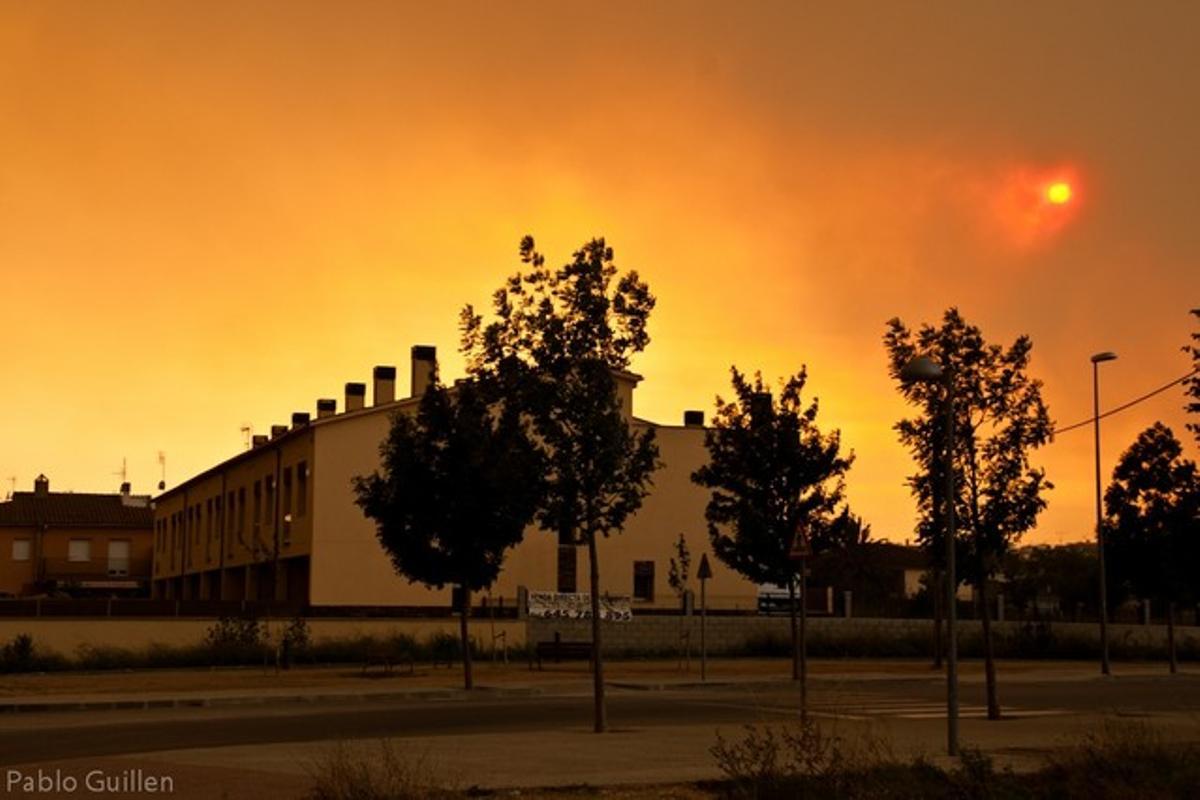 Pablo Guillén envía esta imagen del cielo de Figueres.