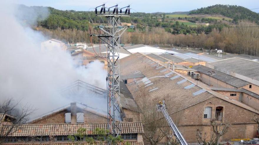 Una imatge de l&#039;incendi a l&#039;Ametlla de Merola, el 2 de març del 2010, en què va morir una treballadora navassenca