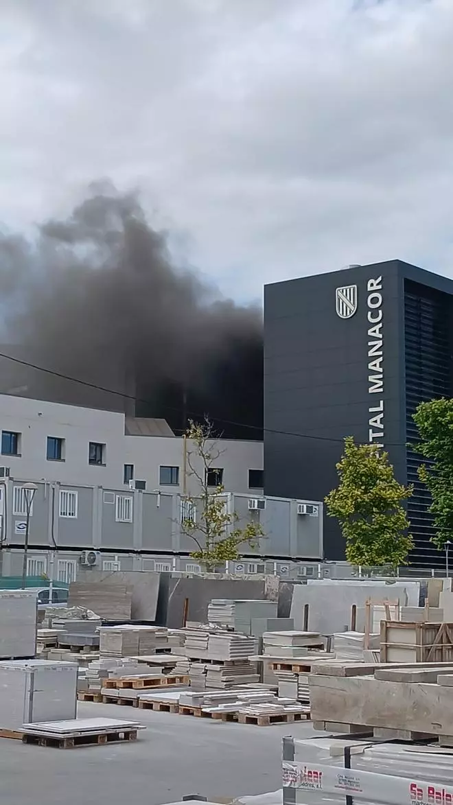 Incendio en el hospital de Manacor
