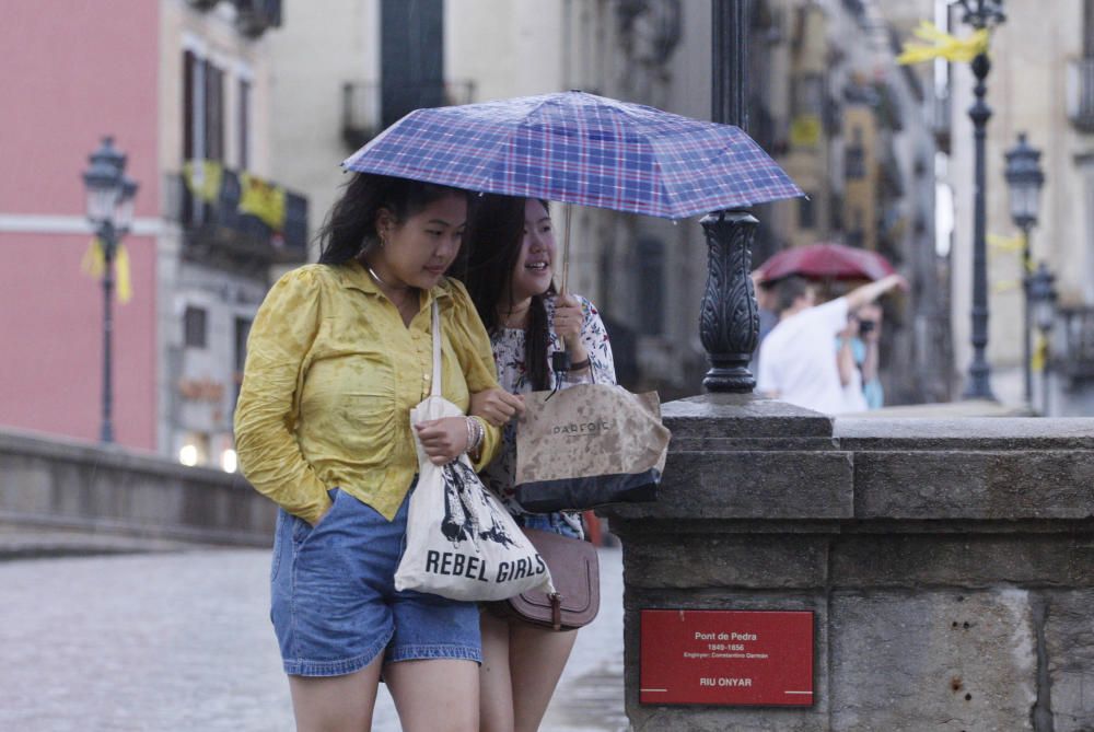 Ruixat a la ciutat de Girona