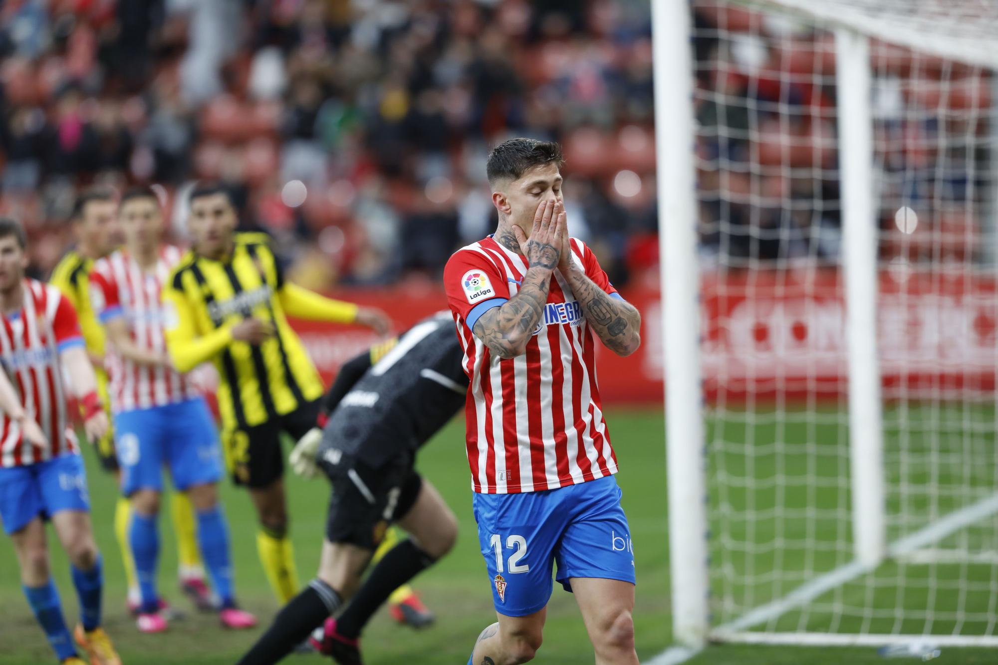 EN IMÁGENES: El encuentro entre el Sporting y el Real Zaragoza