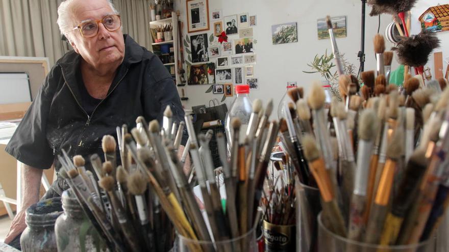 Los amigos y conocidos de Eugenio Chicano lamentan la pérdida del artista malagueño