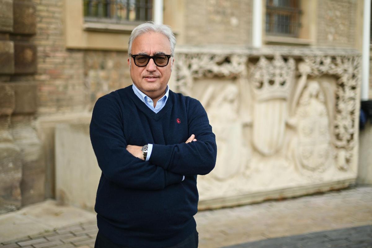 Javier Rincón, en una reciente entrevista con EL PERIÓDICO, en el Pignatelli.