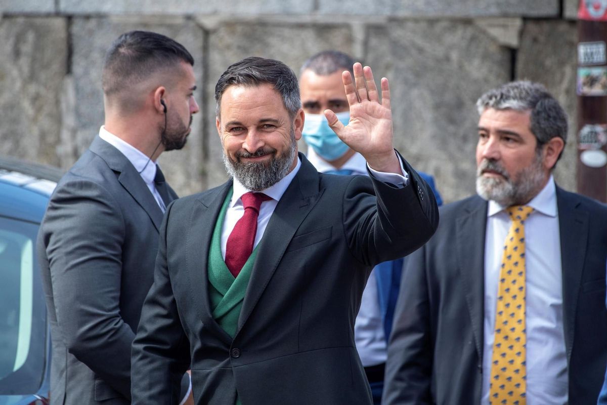 El líder de Vox, Santiago Abascal.