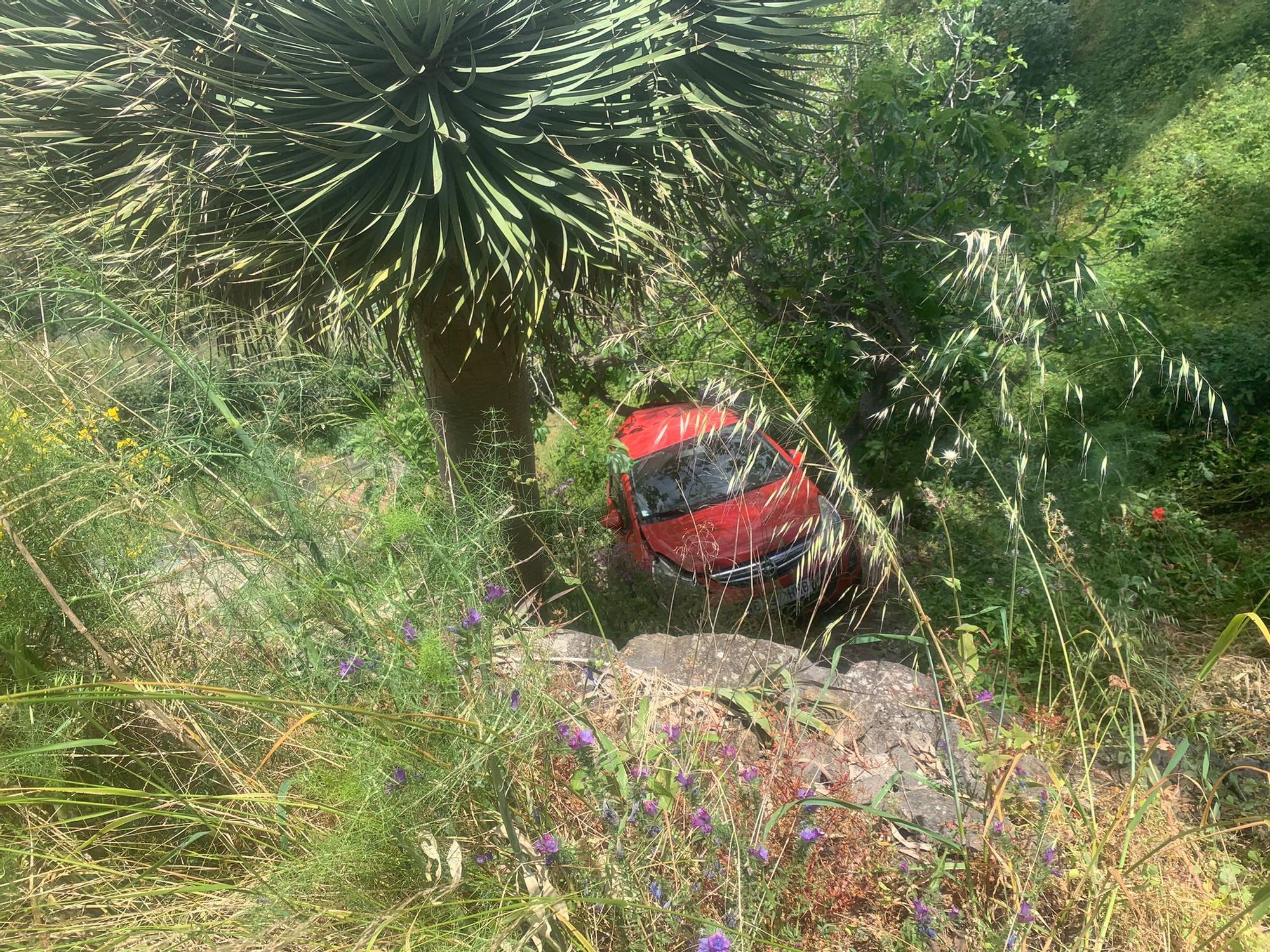 Accidente en la carretera de Teror