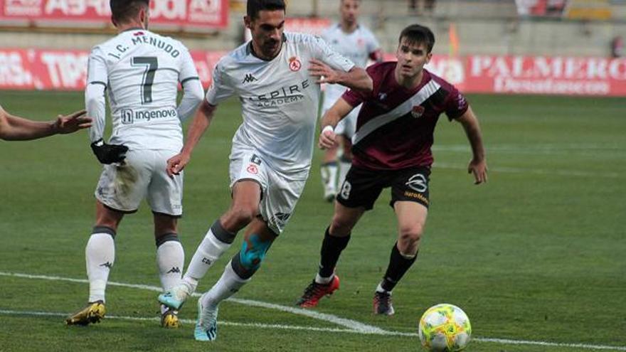 Martín, en un partido de esta temporada pasada con la Cultural Leonesa.