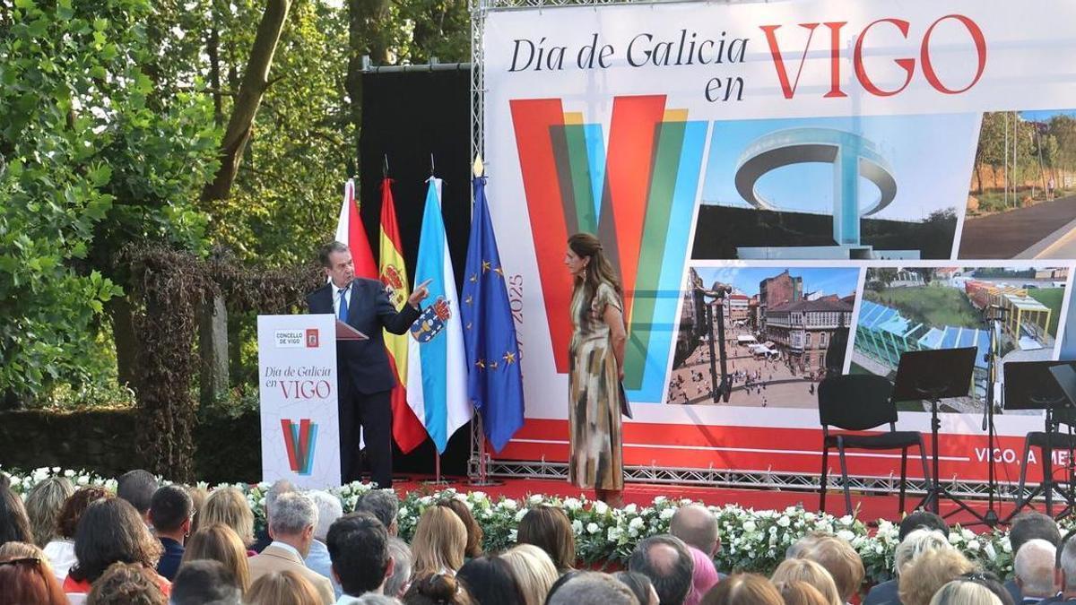 Celebración del Día de Galicia en Vigo el año pasado.
