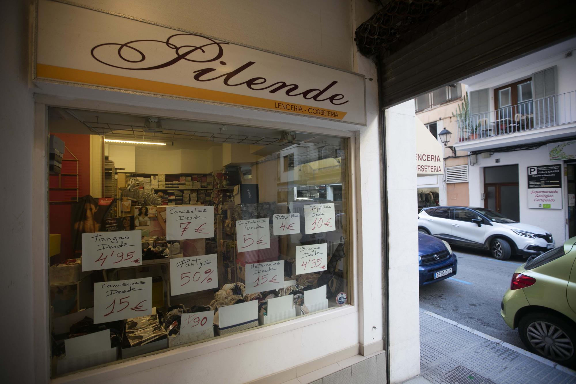 Galería de imágenes del cierre de la corsetería 'Pilende'