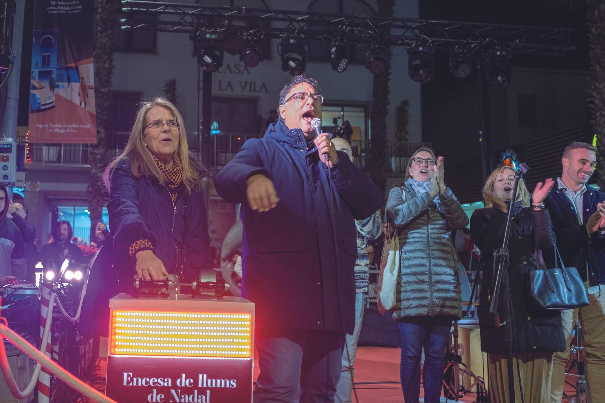 Encesa dels llums de Nadal a Platja d'Aro