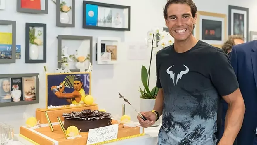 Nadal celebra uno de sus últimos cumpleaños en tierras galas.