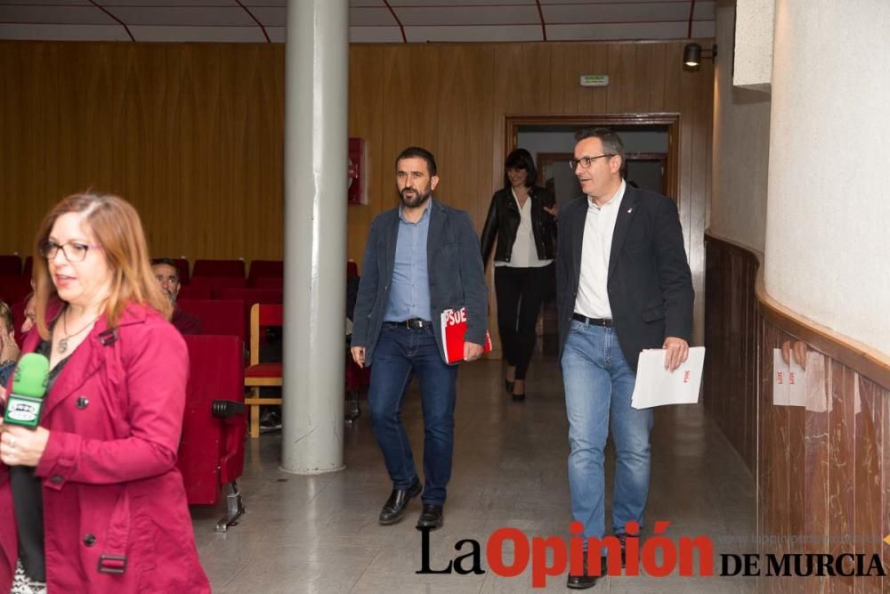 Ejecutiva abierta del PSOE en Cehegín