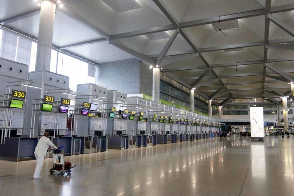 El Aeropuerto de Málaga en Estado de Alarma