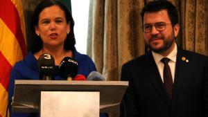 Aragonès arrenca el compromís del Sinn Féin de reconèixer una Catalunya independent si governa a Irlanda