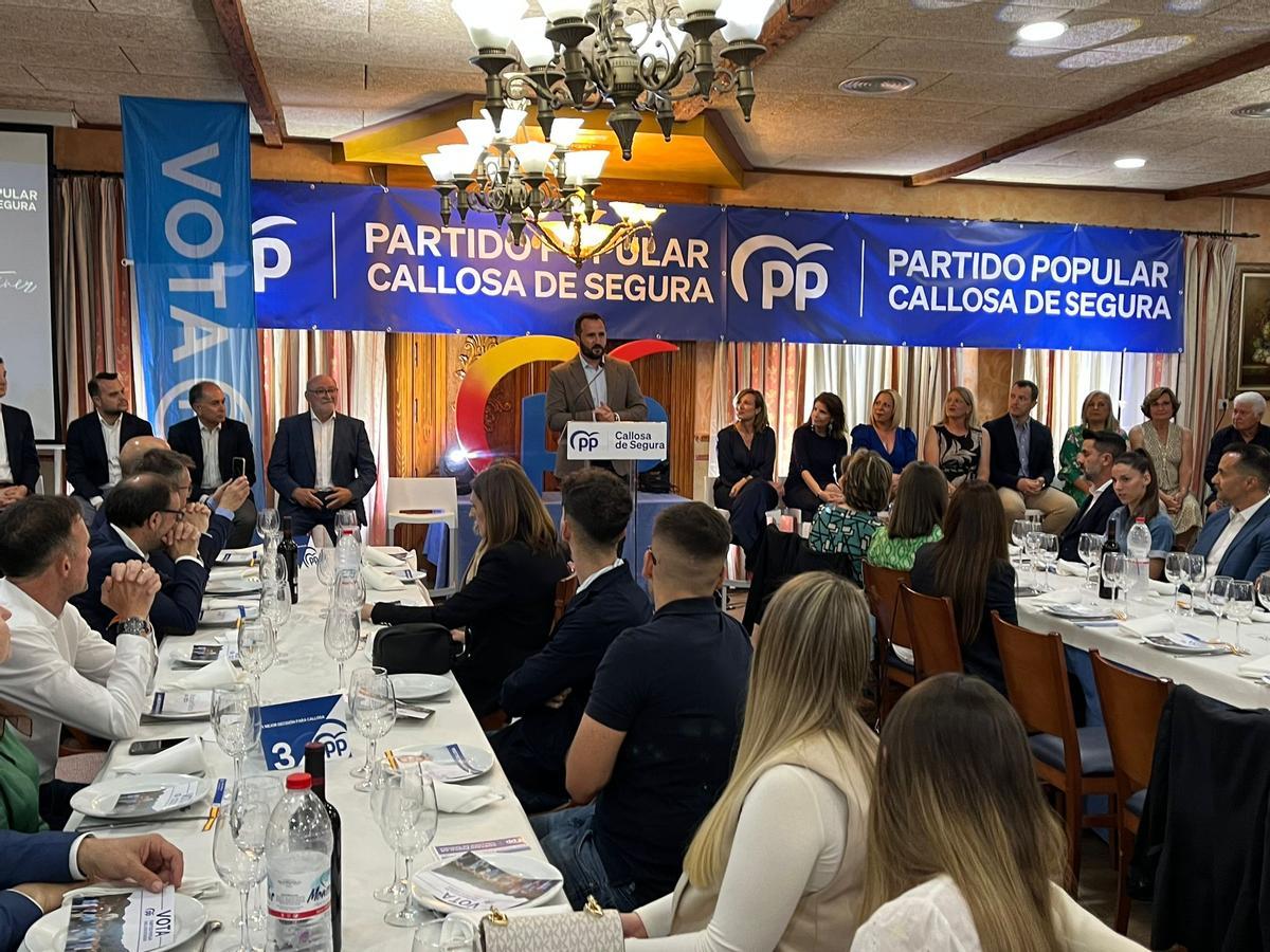 Un momento del acto en Callosa de Segura