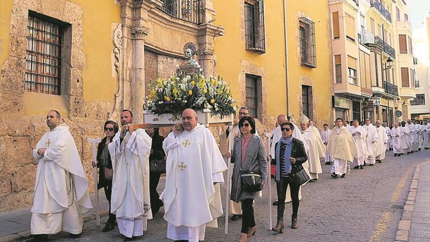 Mil personas rinden tributo a San Vicente Ferrer en Segorbe