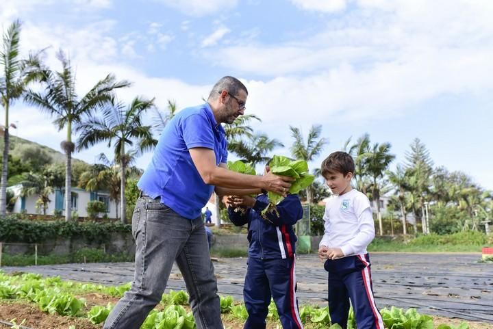 Visita escolar a la Granja Agricola del Cabildo