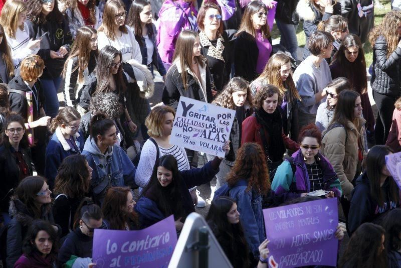 Concentraciones por el 8-M en Zaragoza