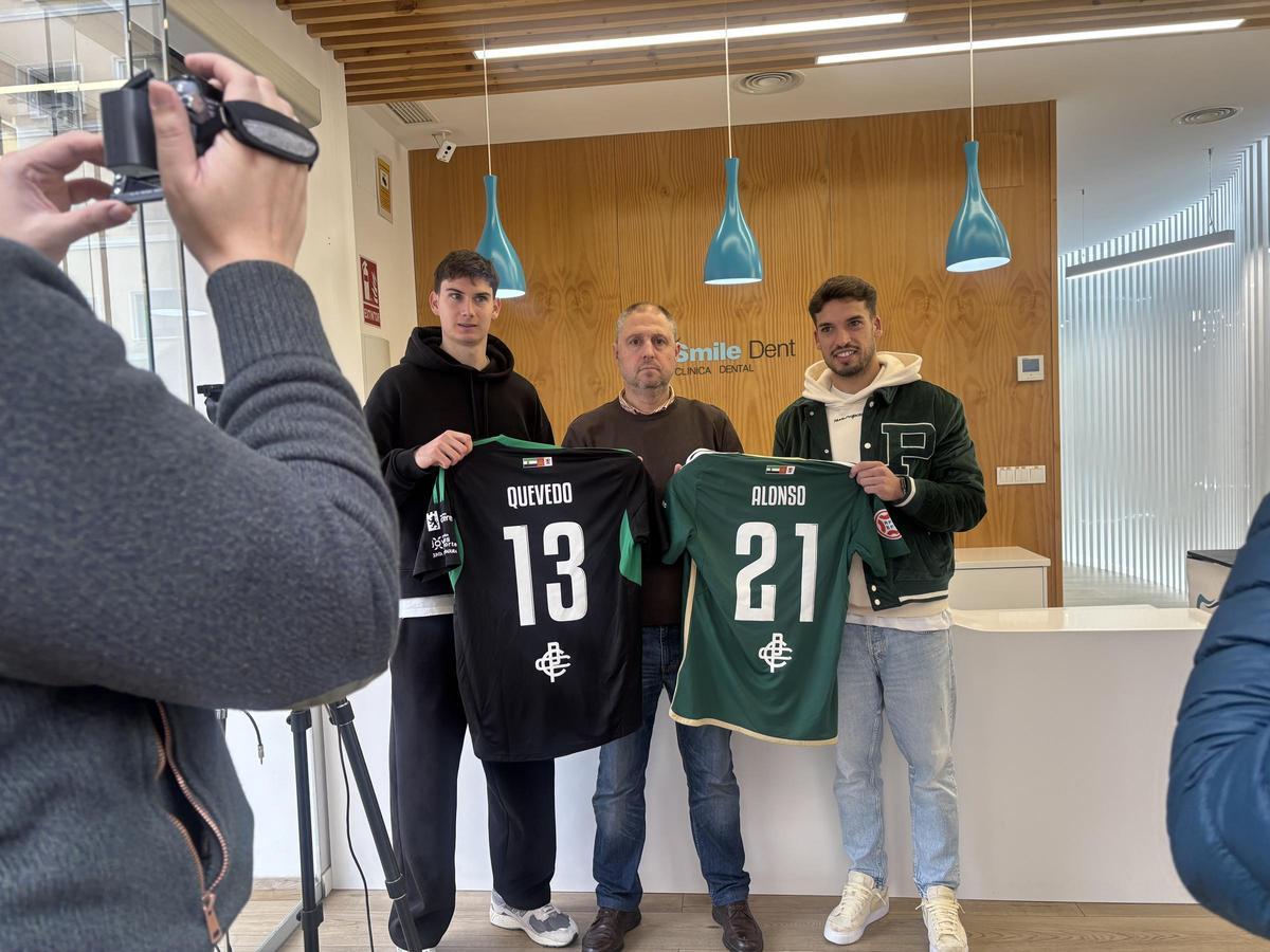 Quevedo, Bordallo y Alonso, este jueves.